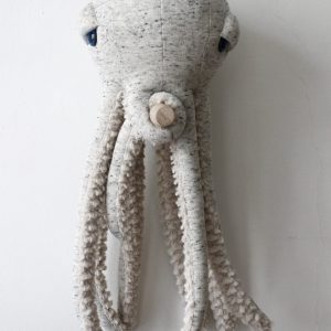 La petite pieuvre - Peluche en tissus cousue main – Image 1
