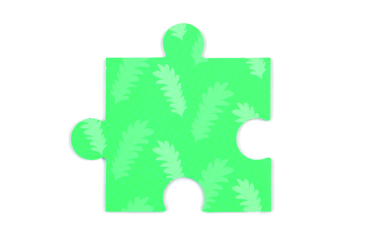 Puzzle éléphant contour, 37 pieces,  50x48.5x0.25cm – Image 4