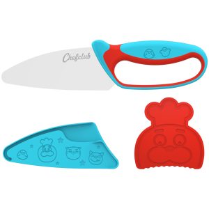 Couteau bleu/rouge Chefclub Kids – Image 6