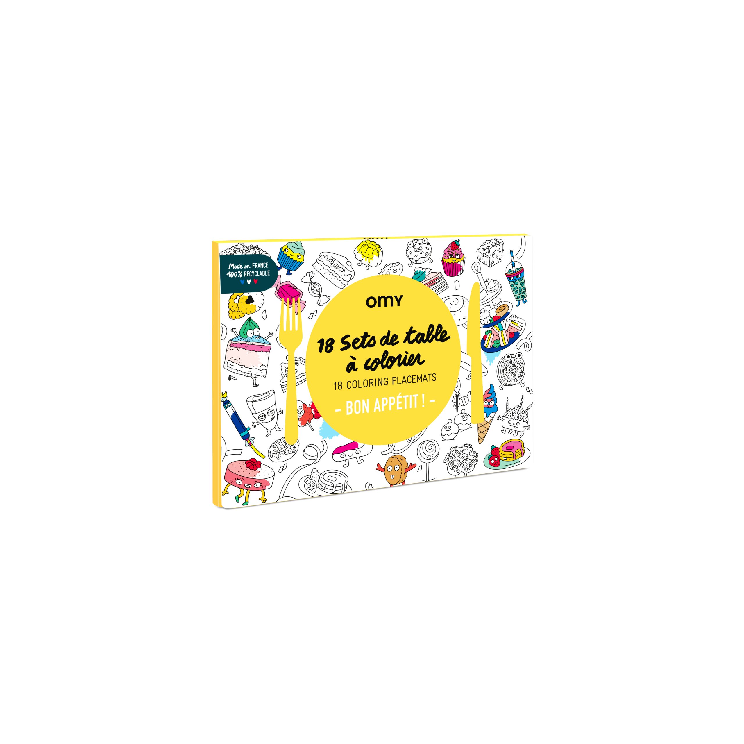Sets de table à colorier - Bon appétit – Image 2