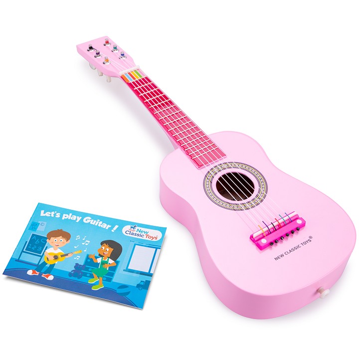 Guitare rose