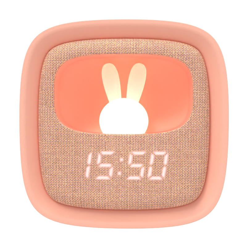 Billy Clock Grenadine - Réveil veilleuse