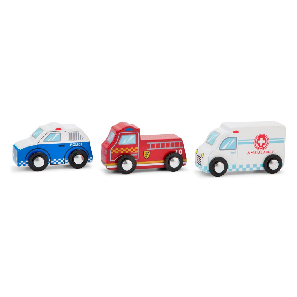 3 mini voitures pour les petits chauffeurs.