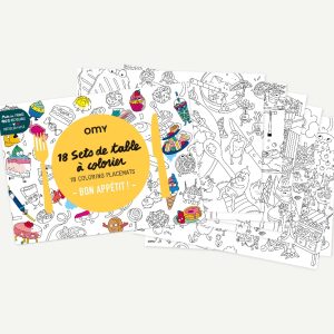 Sets de table à colorier - Bon appétit