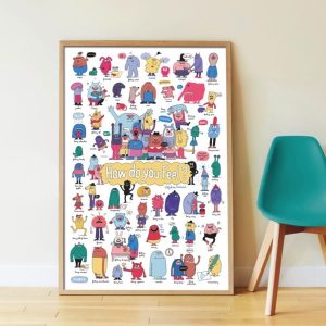 Nos émotions - Poster pédagogique + 43 stickers – Image 4