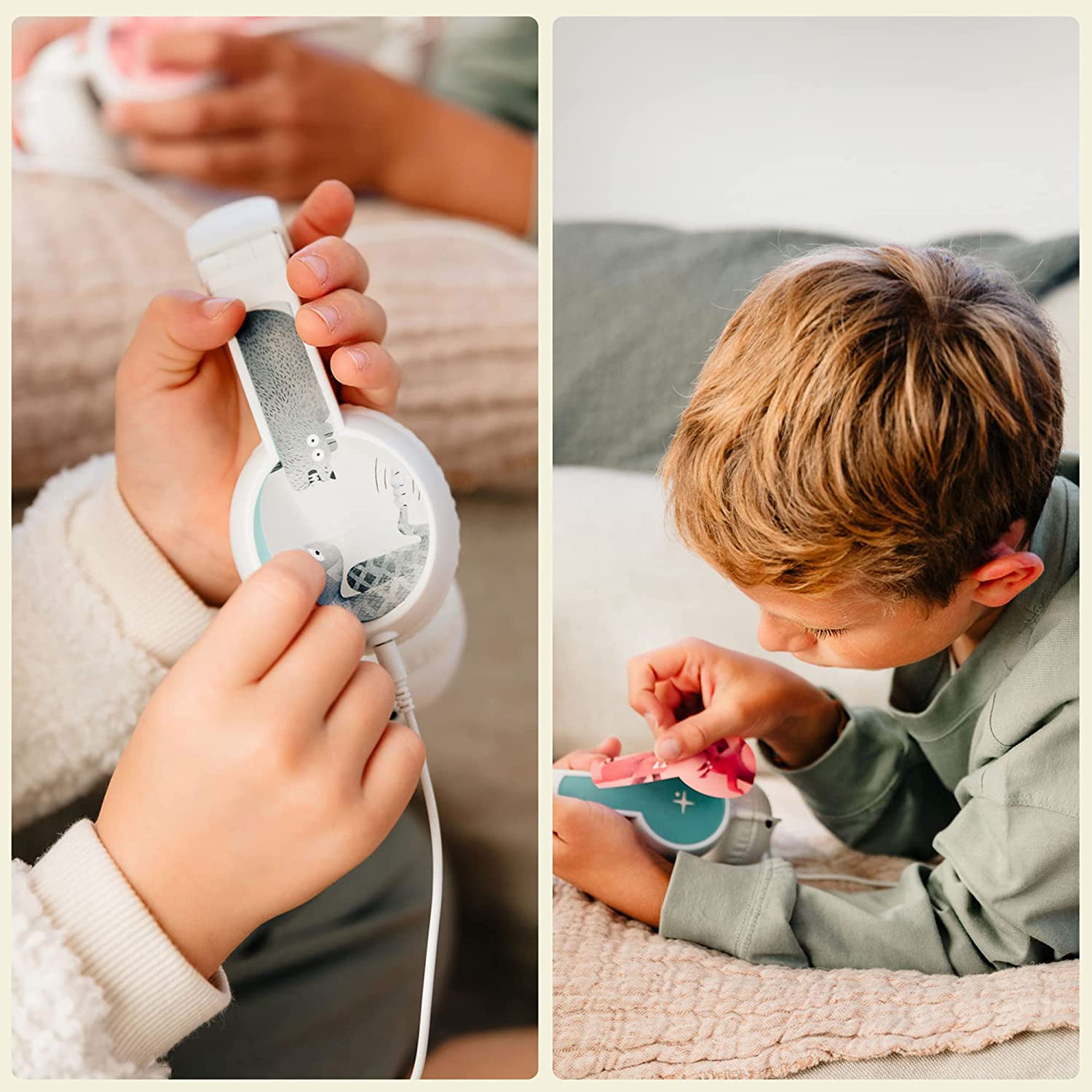 Casque Audio Enfant HoomKid, Confortable - Ajustable, Pliable et Personnalisable – Image 8