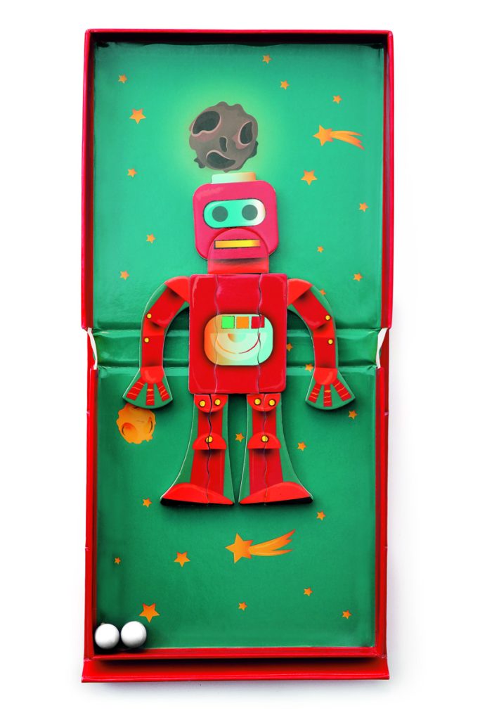 Puzzle circuit magnétique Robot