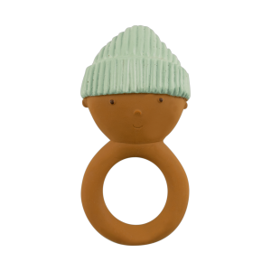 Anneau de dentition Gommu en hévéa 100% naturel |Caramel – Image 1