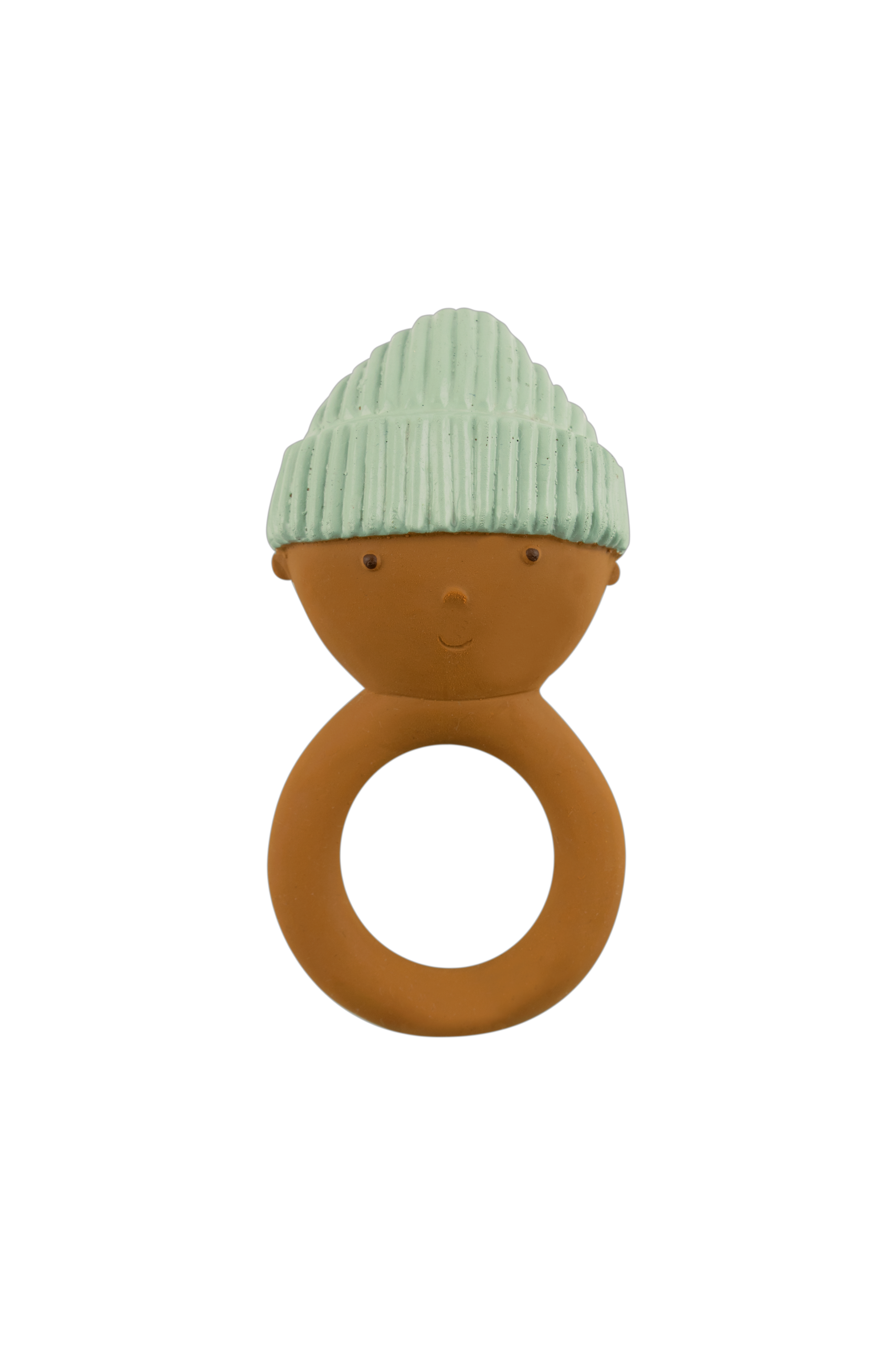 Anneau de dentition Gommu en hévéa 100% naturel |Caramel – Image 1
