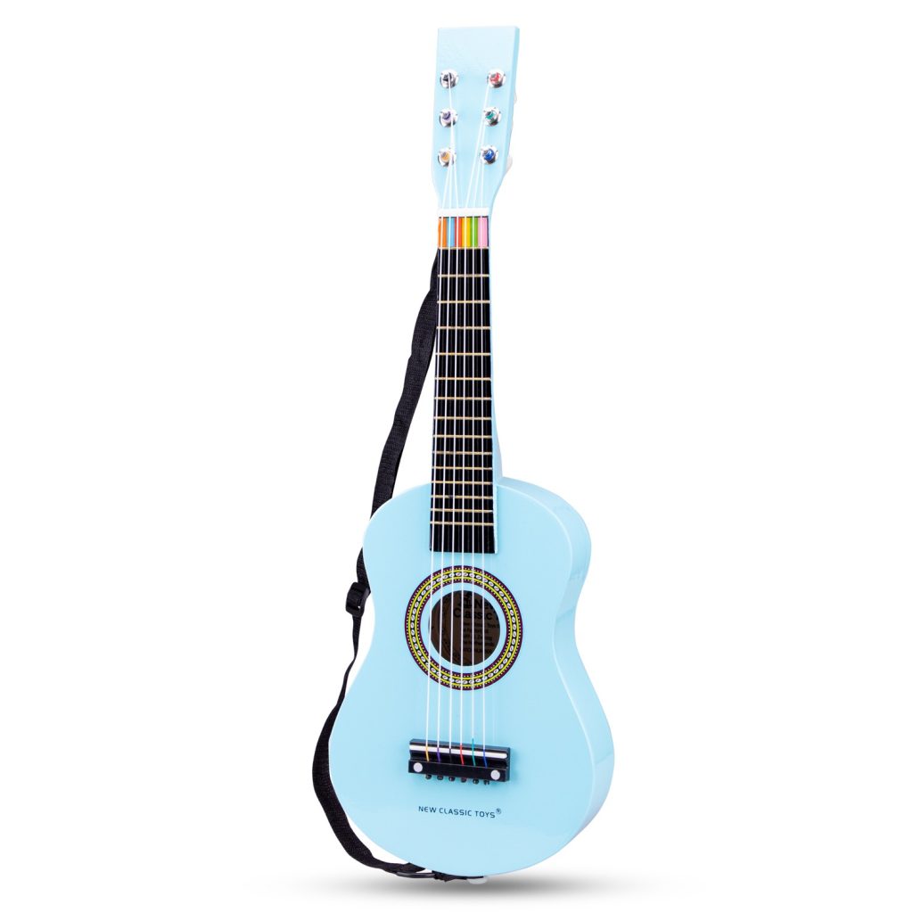 Guitare bleue