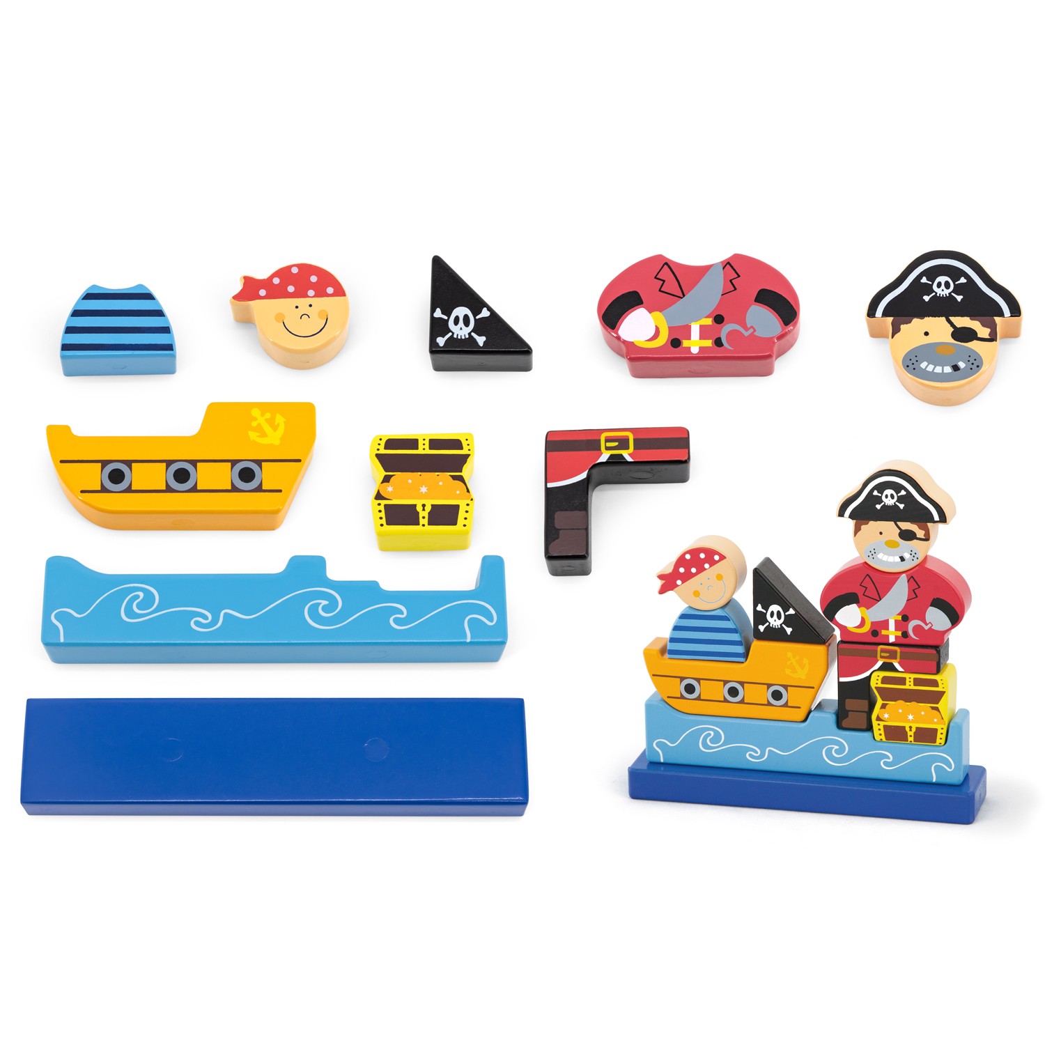 Puzzle magnétique 3d - Le pirate – Image 2