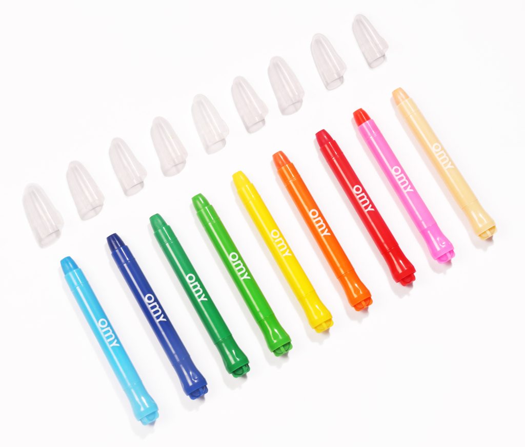Crayons Gel – 9 couleurs vives et ultra-fondantes dès 3 ans