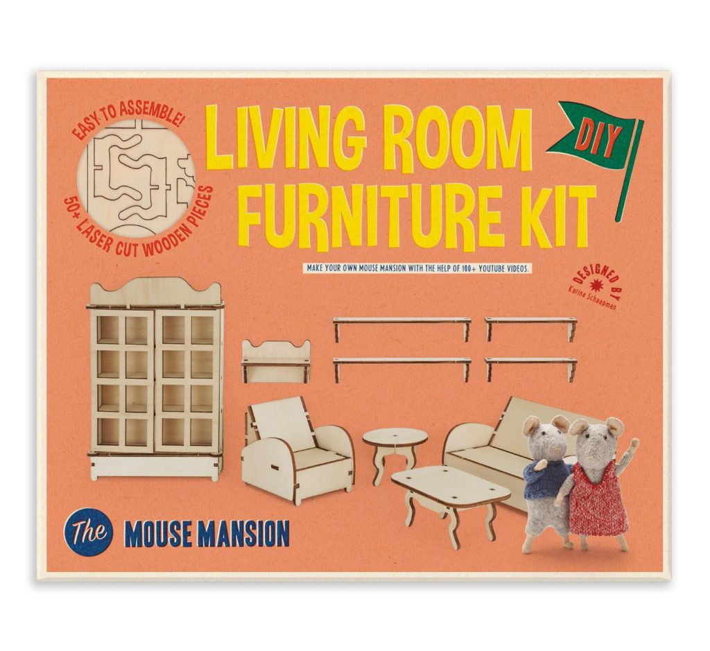 Kit de meubles - Le salon du Manoir des souris