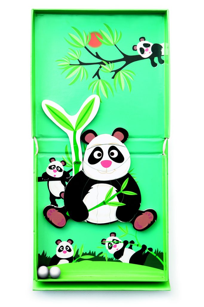 Puzzle circuit magnétique Panda