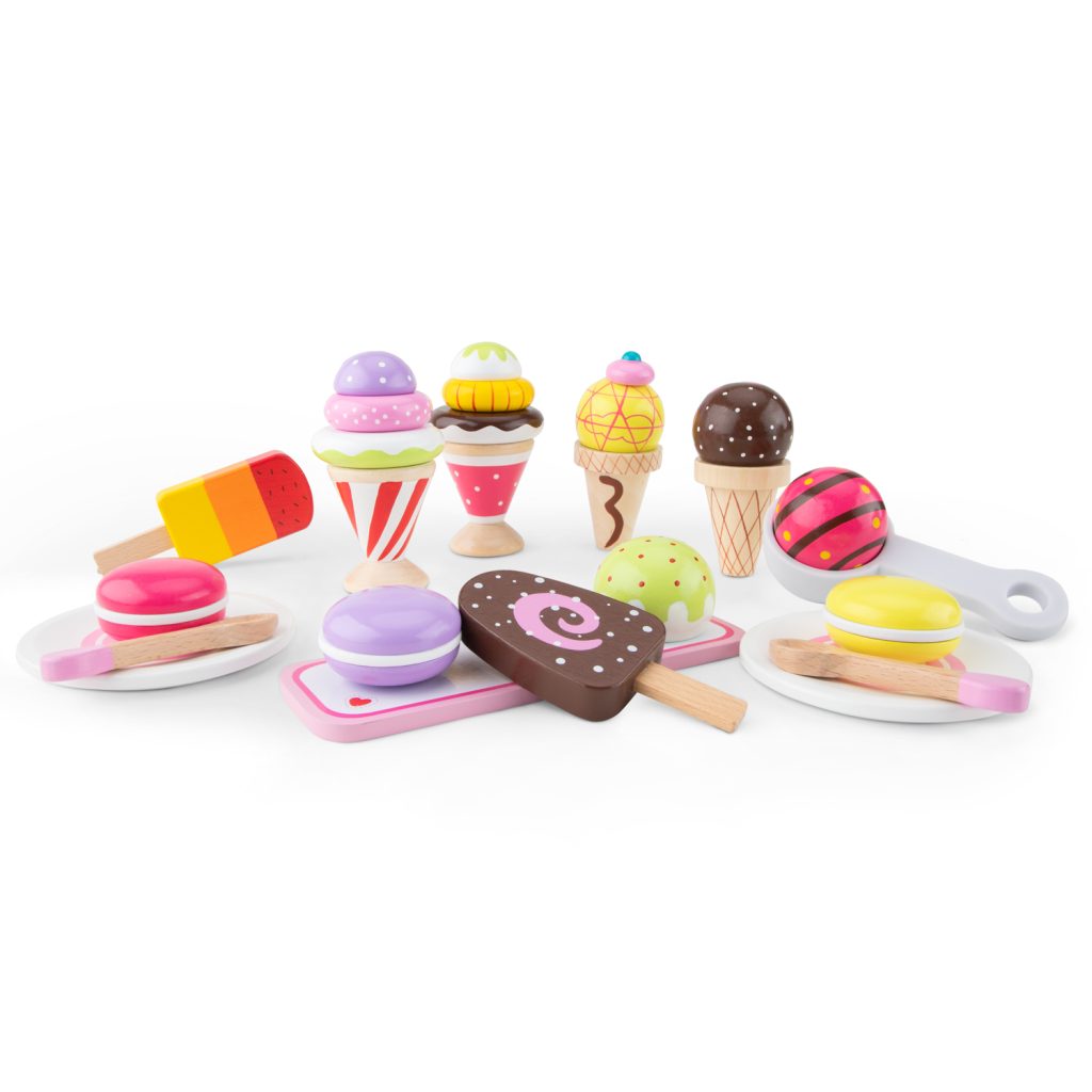 Ice cream set en bois
