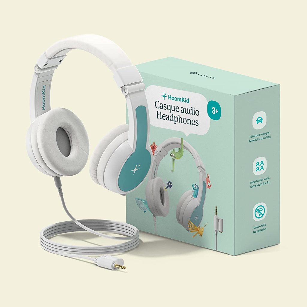 Casque Audio Enfant HoomKid, Confortable - Ajustable, Pliable et Personnalisable