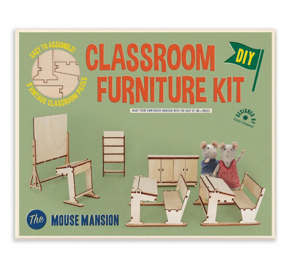 Kit de meubles - Salle de classe du Manoir des souris