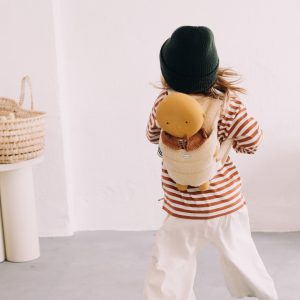 Porte baby Gommu en coton bio | Crème – Image 4