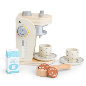 Machine expresso en bois - blanche – Image 2