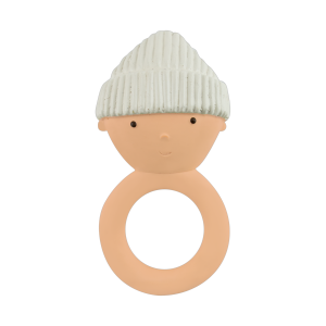Anneau de dentition Gommu en hévéa 100% naturel | Vanille – Image 1