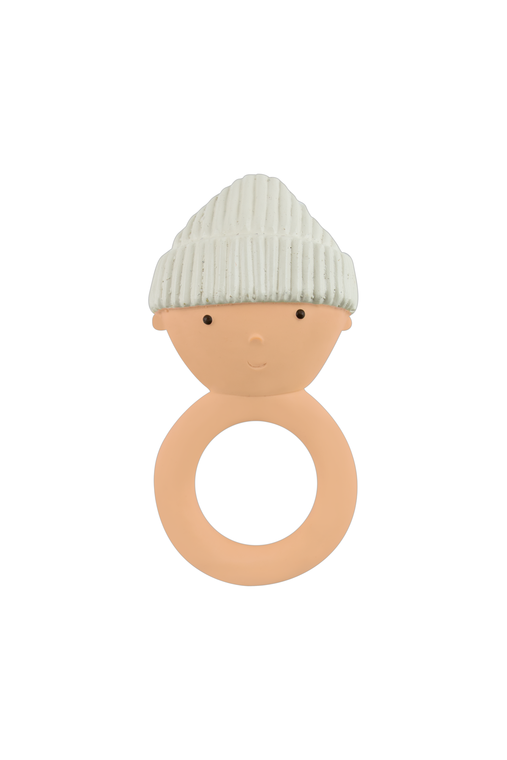 Anneau de dentition Gommu en hévéa 100% naturel | Vanille – Image 1