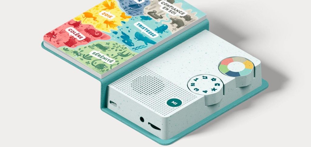 Boîte à histoires HoomKid avec 96 audios pour devenir maître de ses émotions