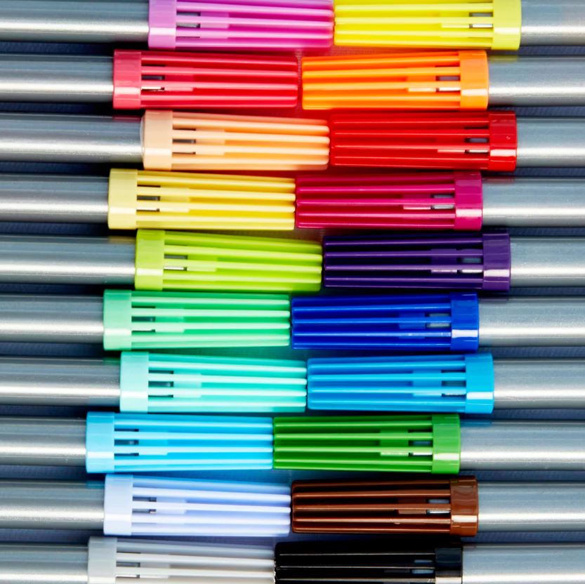 Feutres lavables, 2 extrémités : pointes fines et pointes épaisses