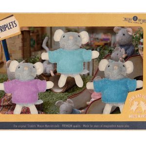 Peluche Triplettes de souris (8 cm) - Le Manoir des souris – Image 1