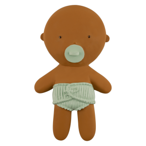 Gommu Mini-Baby en hévéa 100% naturel | Caramel – Image 1