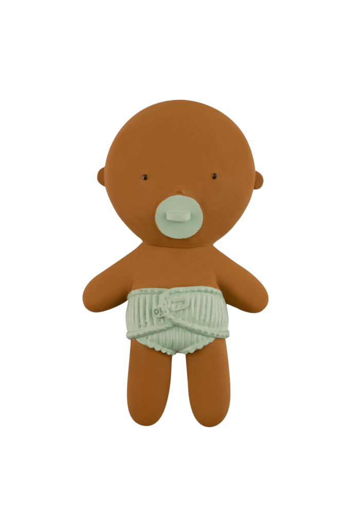 Gommu Mini-Baby en hévéa 100% naturel | Caramel