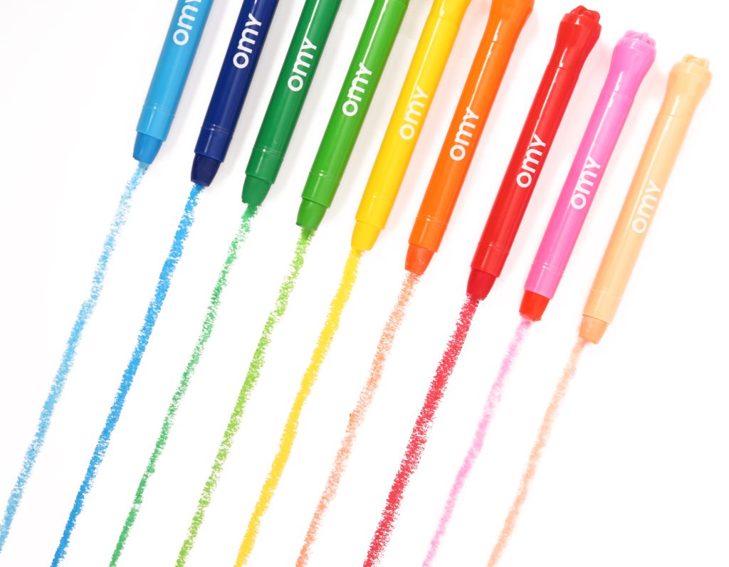 Crayons Gel – 9 couleurs vives et ultra-fondantes dès 3 ans