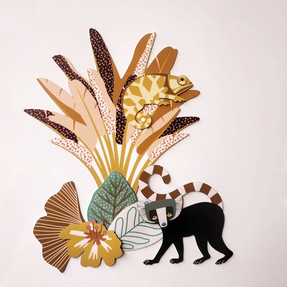 La Jungle, 27 magnets souples, waterproof