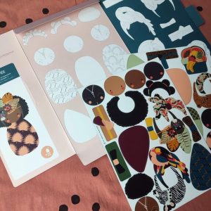Poupées Africaines, 32 magnets souples, waterproof – Image 4