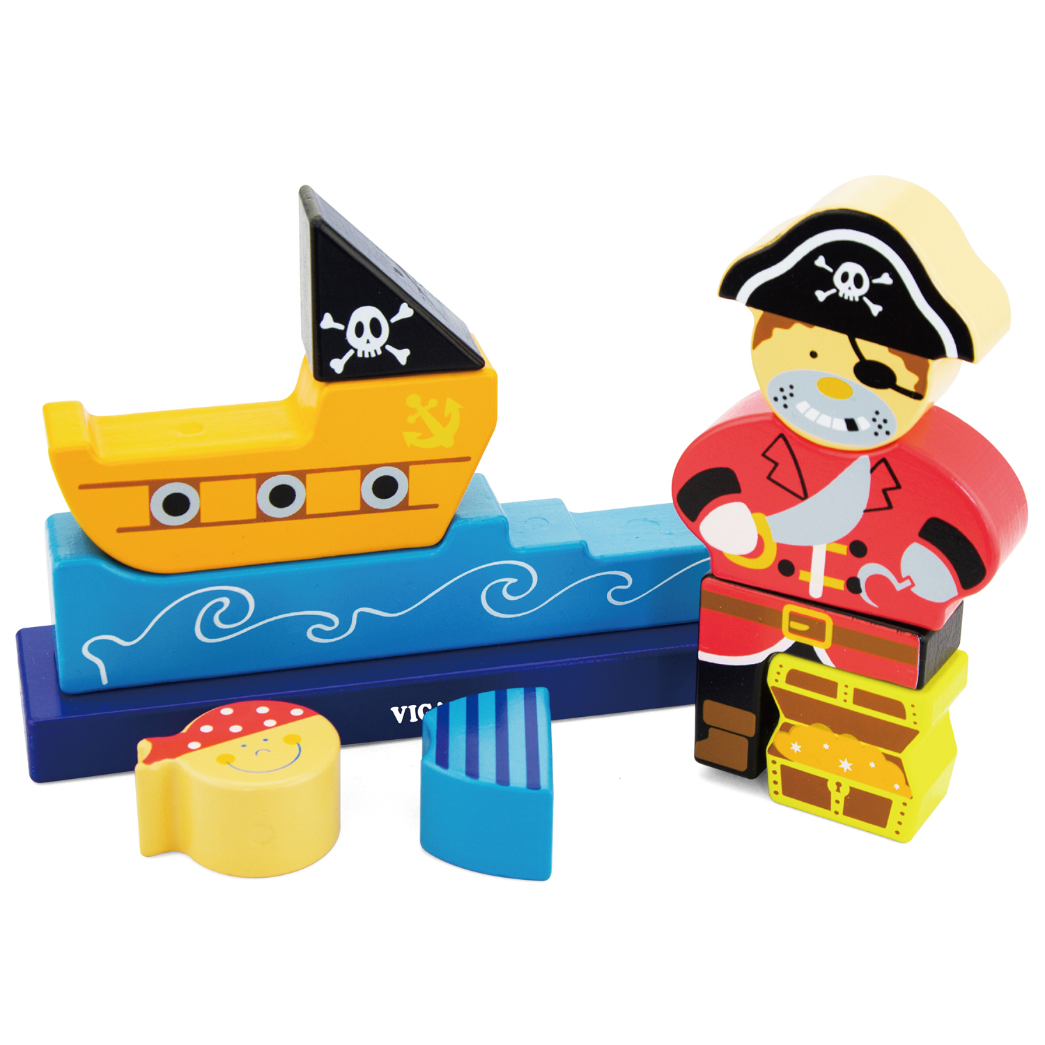 Puzzle magnétique 3d - Le pirate – Image 4