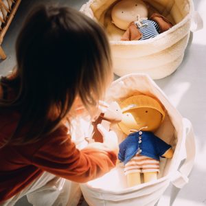 Couffin GOMMU BABY crème – Berceau crème pour poupon – Image 6
