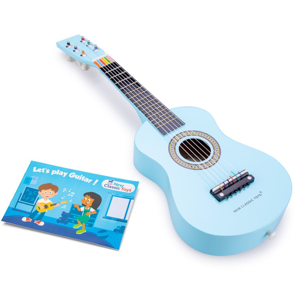 Guitare bleue