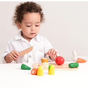 Légumes à découper en bois – Image 2