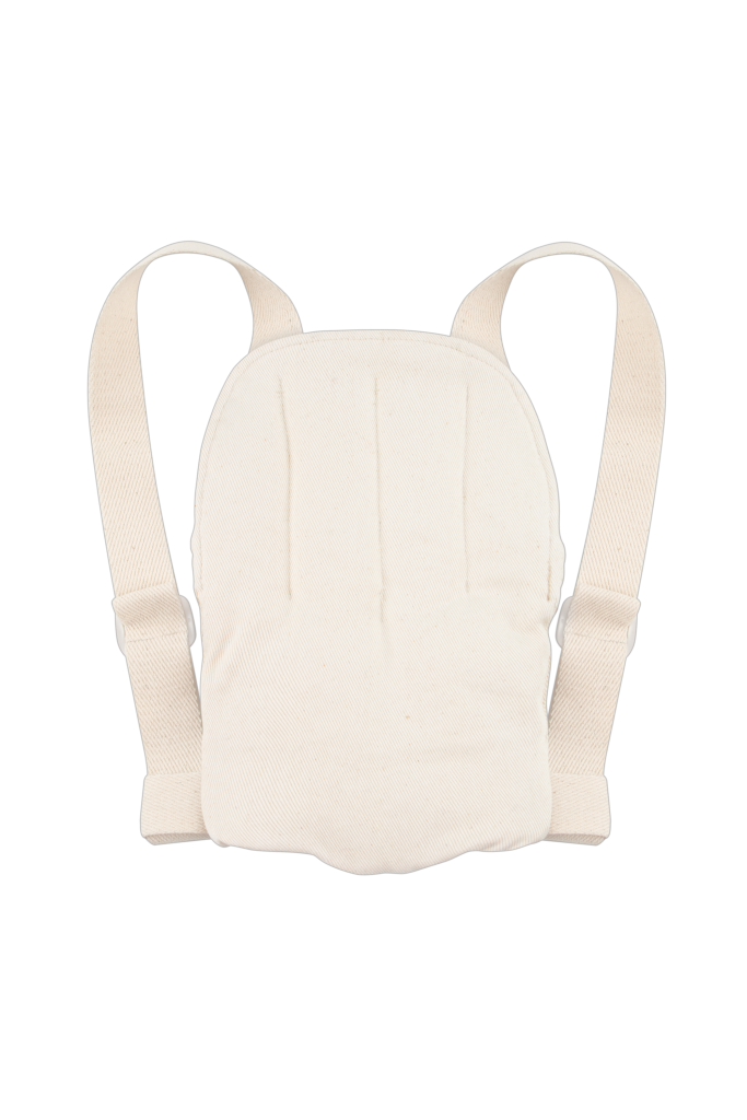 Porte baby Gommu en coton bio | Crème