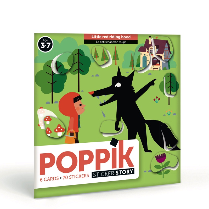 Conte en stickers Petit Chaperon Rouge