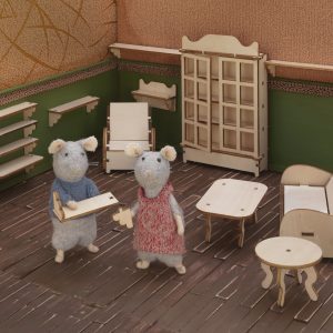 Kit de meubles - Le salon du Manoir des souris – Image 2