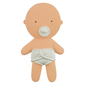 Gommu Mini-Baby en hévéa 100% naturel | Vanille – Image 1