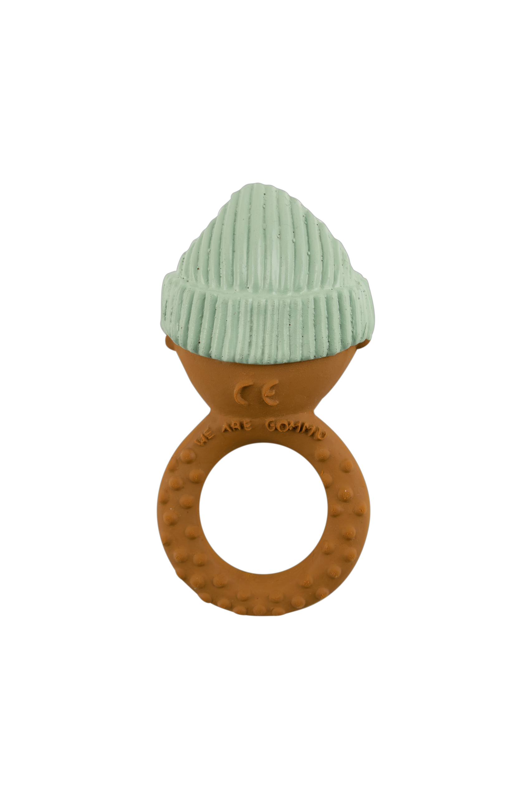 Anneau de dentition Gommu en hévéa 100% naturel |Caramel – Image 2