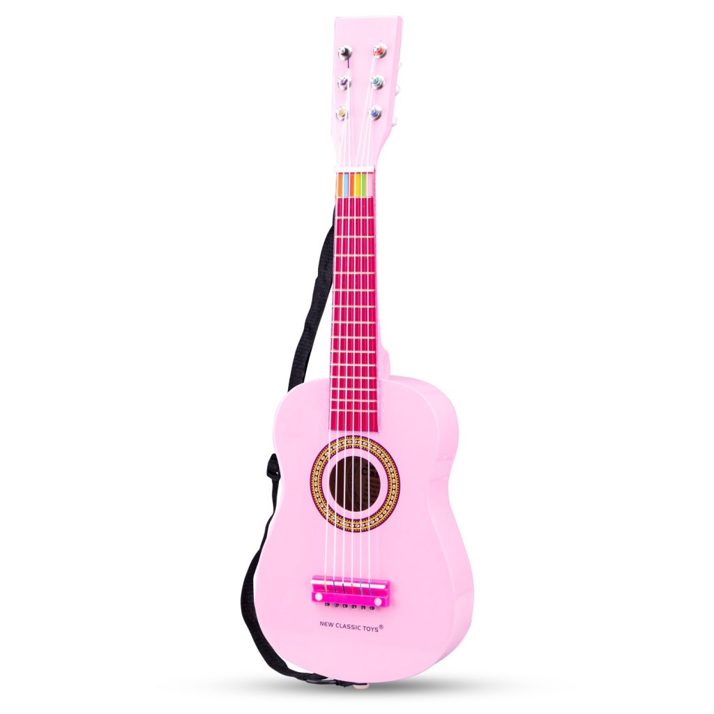 Guitare rose