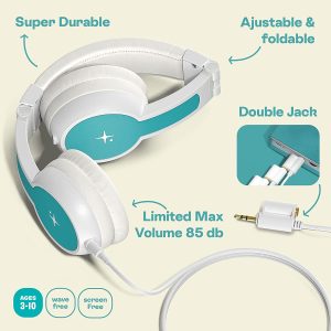 Casque Audio Enfant HoomKid, Confortable - Ajustable, Pliable et Personnalisable – Image 4