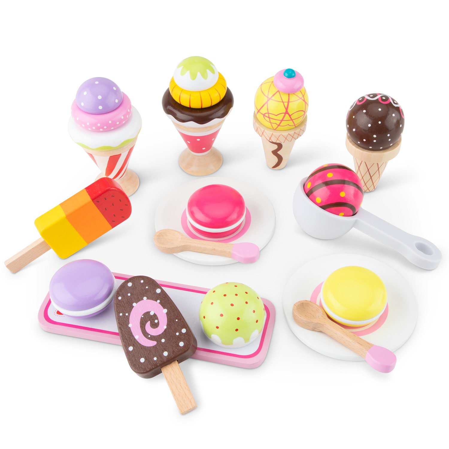 Ice cream set en bois – Image 2