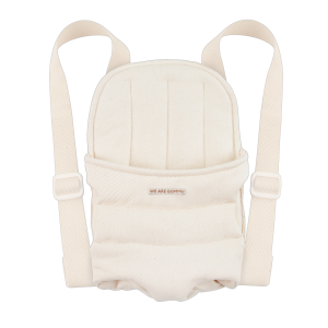 Porte baby Gommu en coton bio | Crème – Image 1
