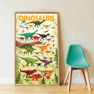 Poster pédagogique + 32 stickers dinausores – Image 2
