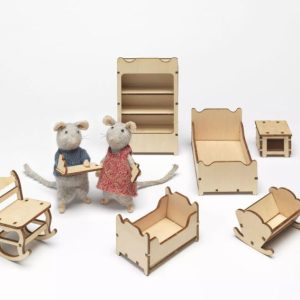 Kit de meubles - La  chambre à coucher du Manoir des souris – Image 4