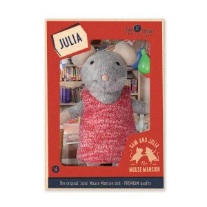 Peluche Souris Julia (12cm) - Le Manoir des souris