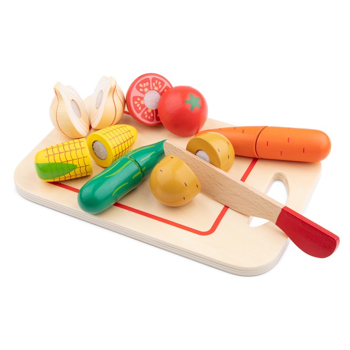 Légumes à découper en bois
